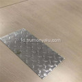 3003 5052 Anodize Plat Aluminium High Rib Pattern